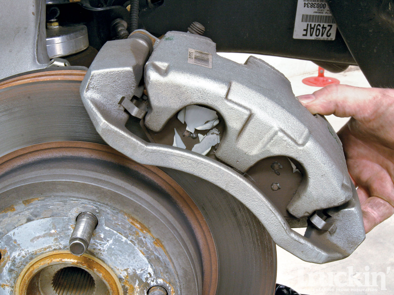 2009 Dodge Ram Brake Upgrades Remove Factory Brake Caliper
