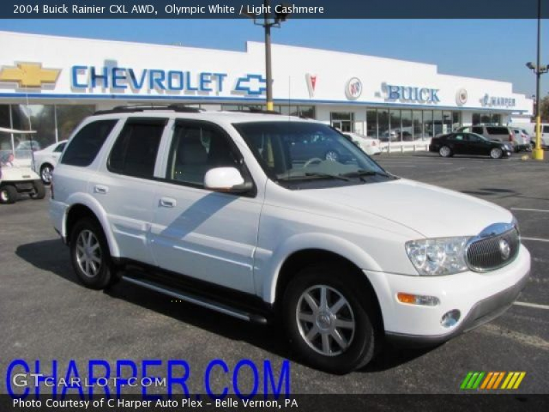 2004 Buick Rainier CXL AWD in Olympic White. Click to see large photo.