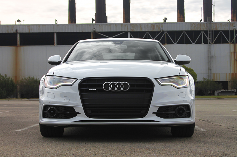 2014 Audi A6 Tdi Front Grille Headlights On