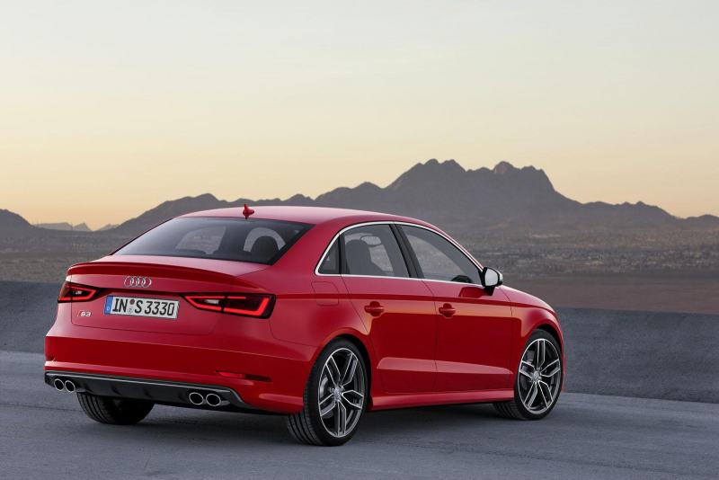 2014 Audi S3 and A3 sedan revealed