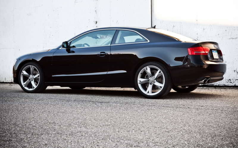 2012 audi A5 coupe rear left side view