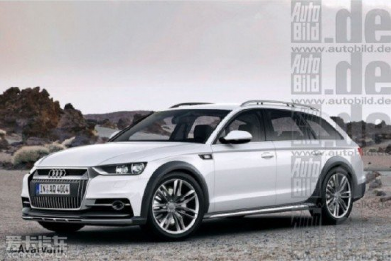 The new Audi A4 allroad renderings or 2016 debut