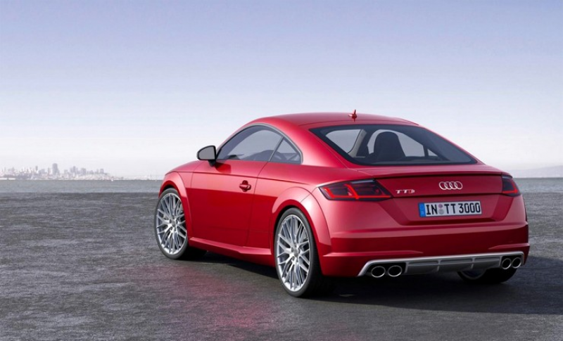 2016 audi s4 rear angle red colors photos