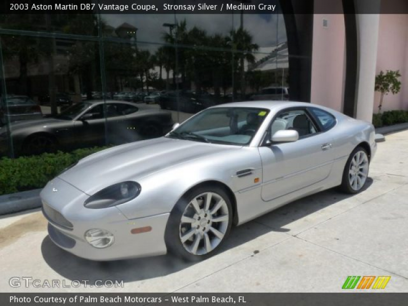 2003 Aston Martin DB7 Vantage Coupe in Stronsay Silver. Click to see ...