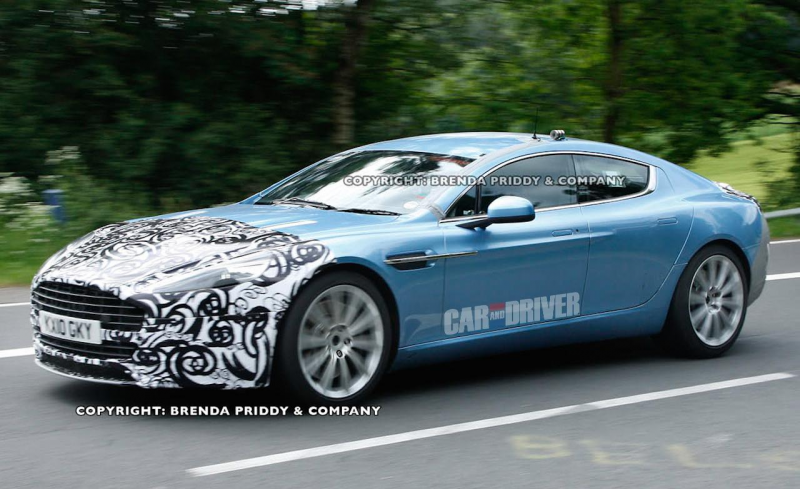2013 Aston Martin Rapide S (spy photo)