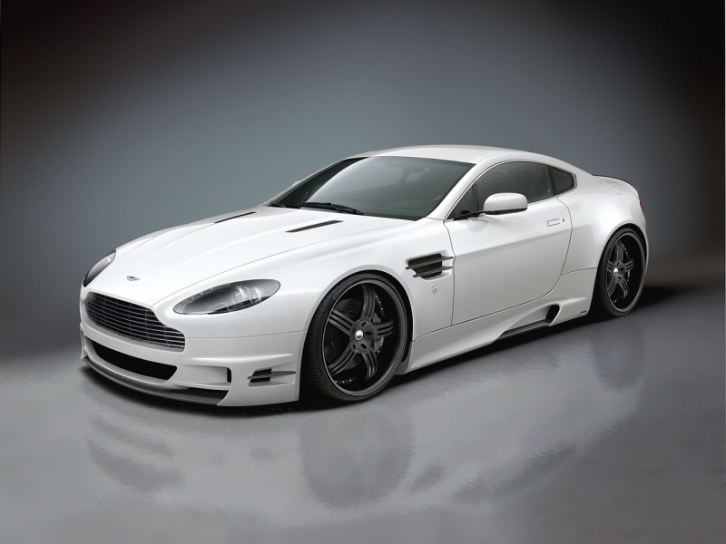 Aston Martin Vantage White Wallpaper