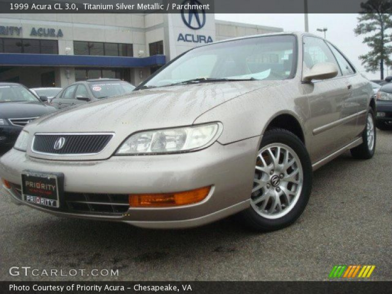 1999 Acura CL 3.0 in Titanium Silver Metallic. Click to see large ...