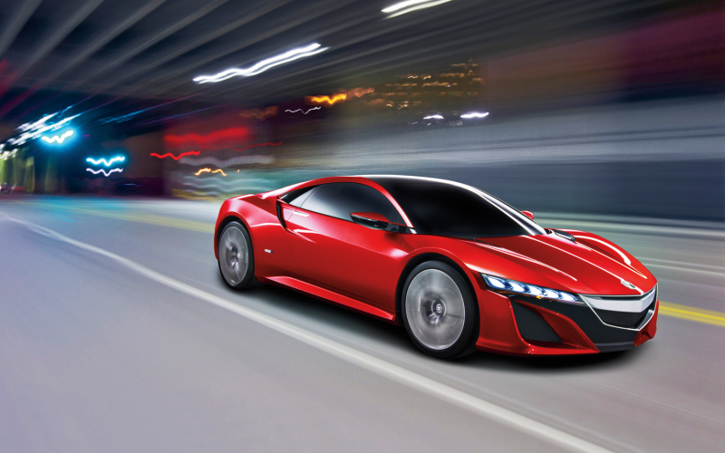 2015 Acura Nsx Front Three Quarter In Motion