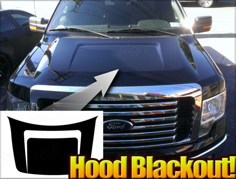 2008 and up Ford F150 Hood Blackout