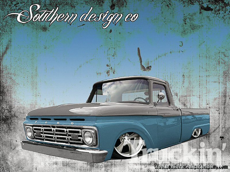 Busted Knuckles 1964 Ford F100 Rendering