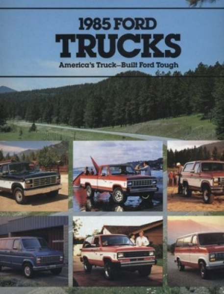1985 Ford Trucks Sales Brochure Catalog - Ranger F-150 F-Series Bronco ...