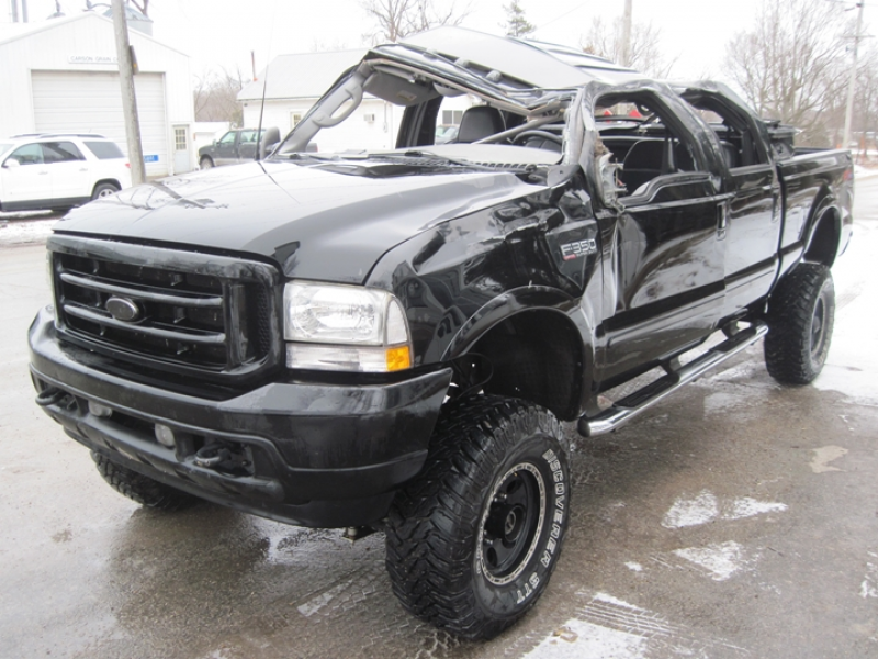 2003 Ford F-350 Lariat Salvage Repairable Gary's Auto Troy Mills Iowa