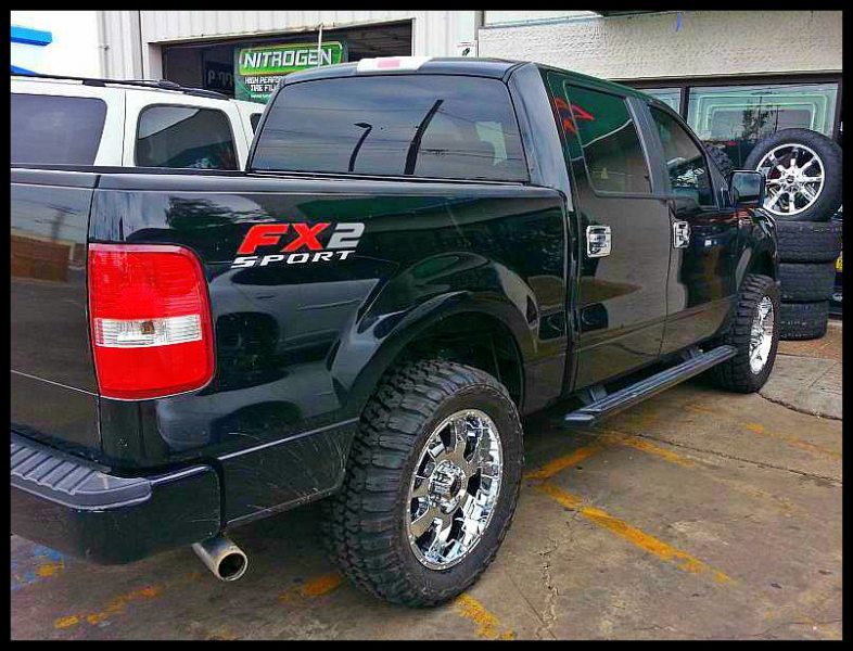 rent a tire laredo got this f 150 set up for some off roading