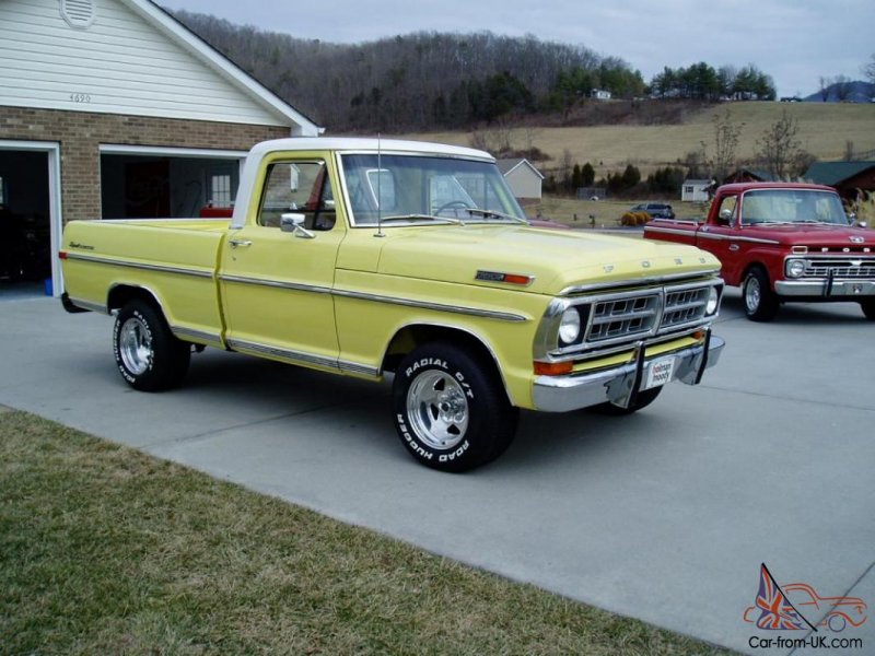 1971 FORD F-100 SPORT CUSTOM .. FRAME OFF RESTORED .. ONE OF THE BEST ...