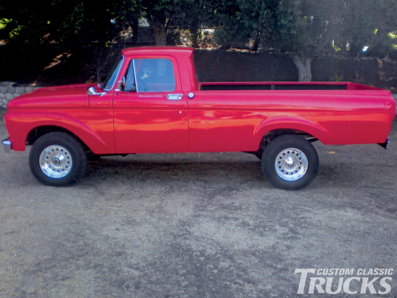 1963 Ford F250 Pickup Truck Side View