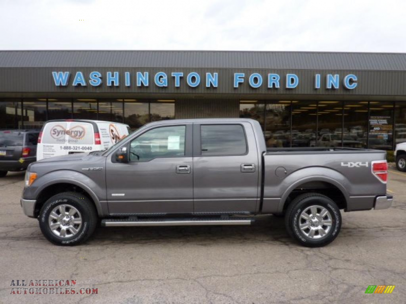 2011 Ford F150 Lariat SuperCrew 4x4 in Sterling Grey Metallic - A92923