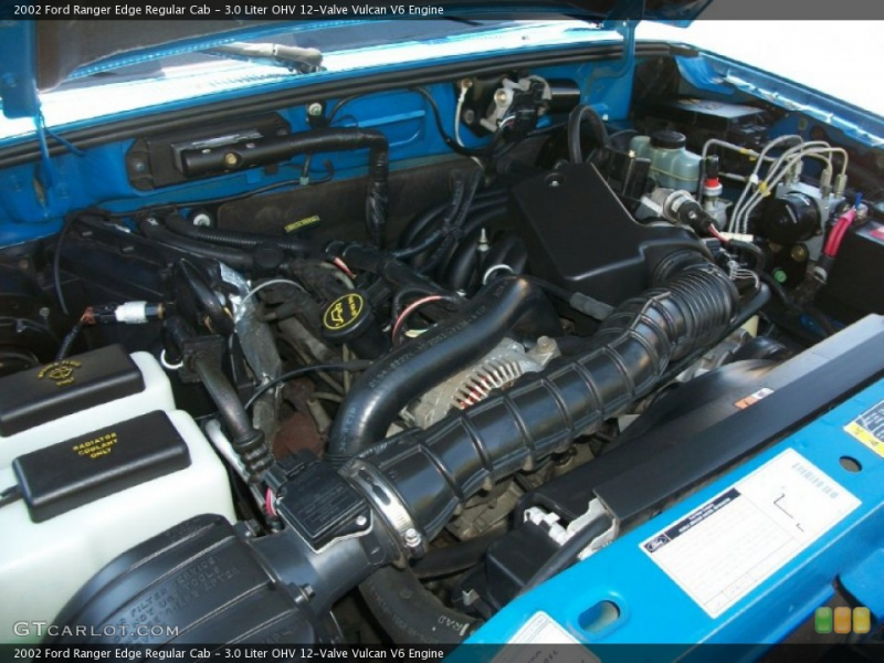... OHV 12-Valve Vulcan V6 Engine on the 2002 Ford Ranger Edge Regular Cab