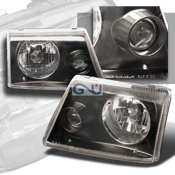 Ford Ranger 1998-2000 Black Projector Headlights