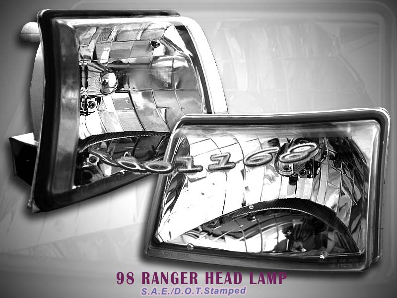 Ford Ranger 1998-2000 Crystal Clear Headlights
