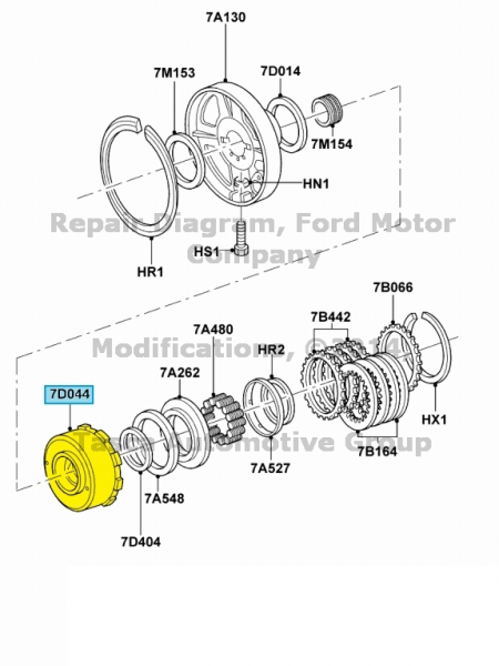 ... OEM 5R55E AUTOMATIC TRANSMISSION DIRECT CLUTCH DRUM 2011 FORD RANGER