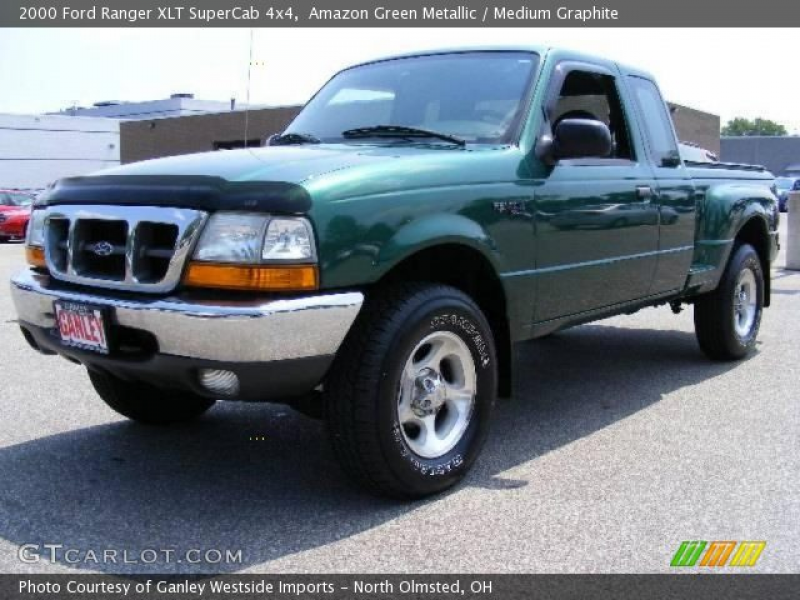 2000 Ford Ranger XLT SuperCab 4x4 in Amazon Green Metallic. Click to ...
