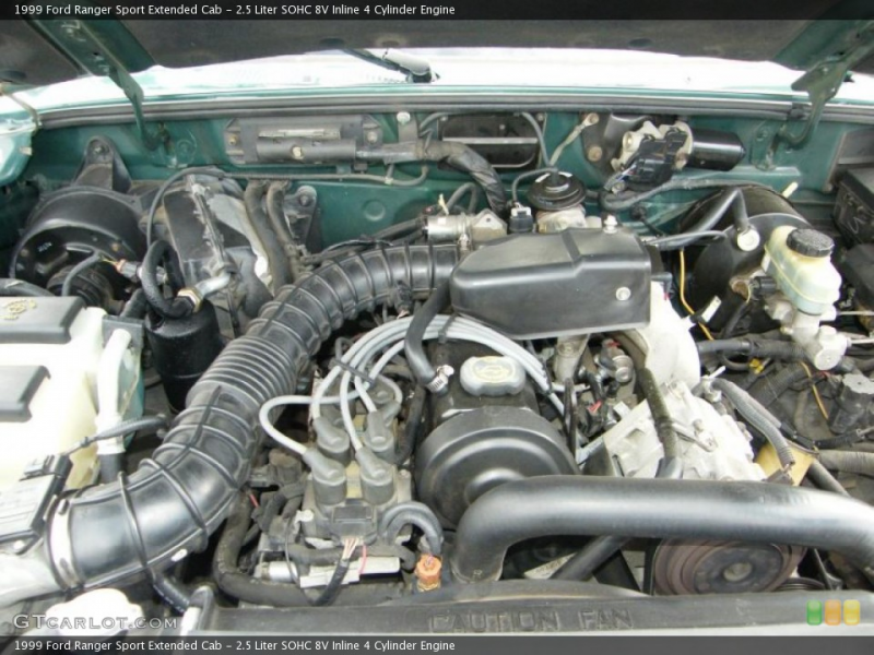 Liter SOHC 8V Inline 4 Cylinder Engine on the 1999 Ford Ranger ...