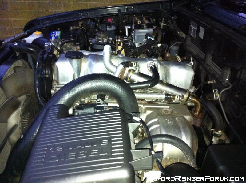 ... pictures of my diesel 2.5 ford ranger XLT engine - so here they are