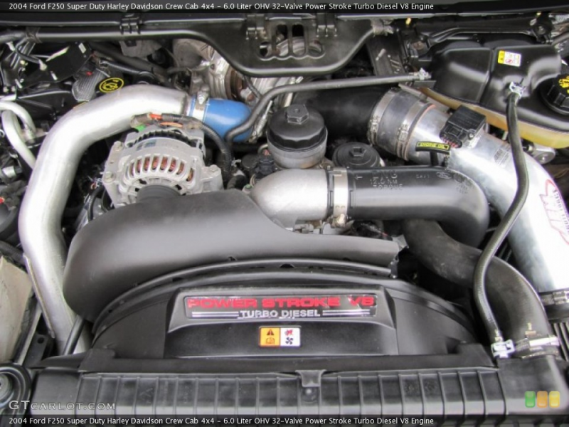 OHV 32-Valve Power Stroke Turbo Diesel V8 Engine on the 2004 Ford F250 ...