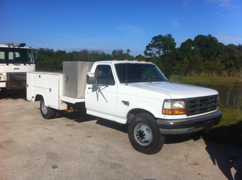 Ford 7.3 Powerstroke Diesel F350 Utility Body Service Truck with ...