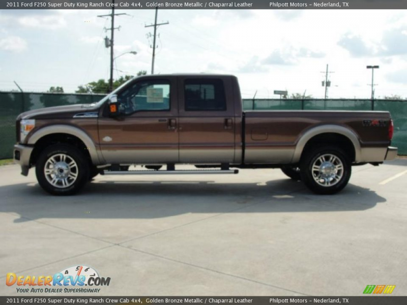 2011 Ford F250 Super Duty King Ranch Crew Cab 4x4 Golden Bronze ...