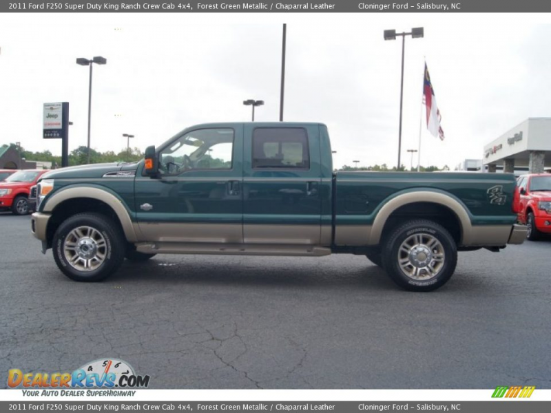 2011 Ford F250 Super Duty King Ranch Crew Cab 4x4 Forest Green ...
