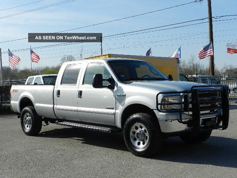 2007 Ford F350 4x4 Fx4 Off Road Crew Cab Long Bed Power Stroke Diesel ...