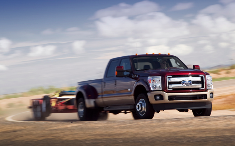 2011 Ford F 350 Drw King Ranch Front View Towing