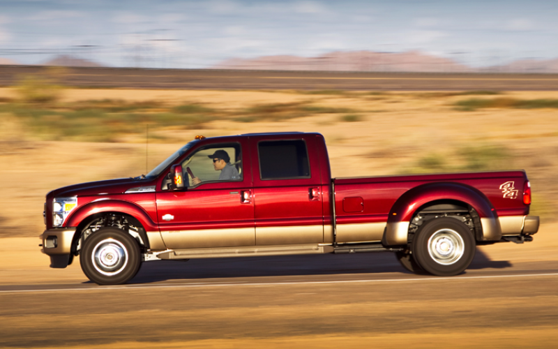 2011 Ford F 350 Drw King Ranch Side View In Motion