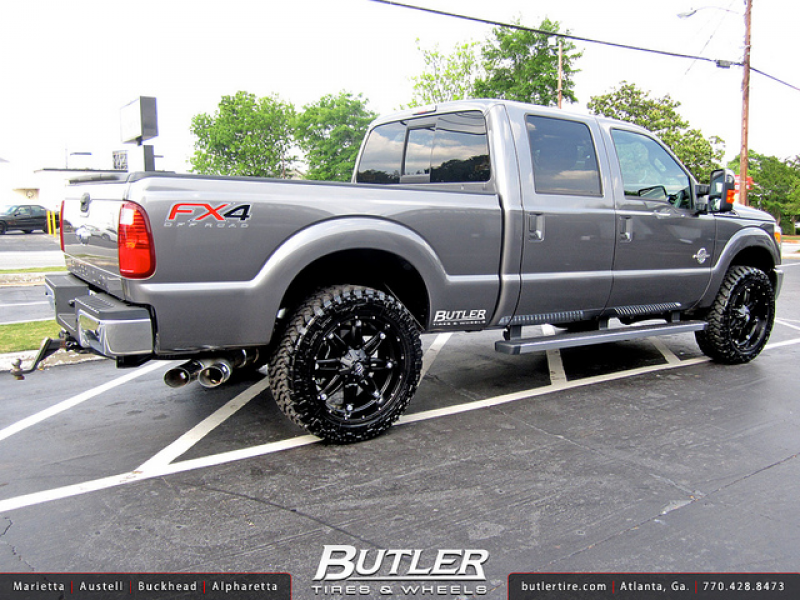 Ford F250 with 22in Fuel Hostage Wheels