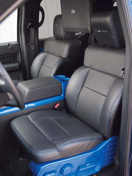 2007 Ford F150 Black Leather Seat Covers