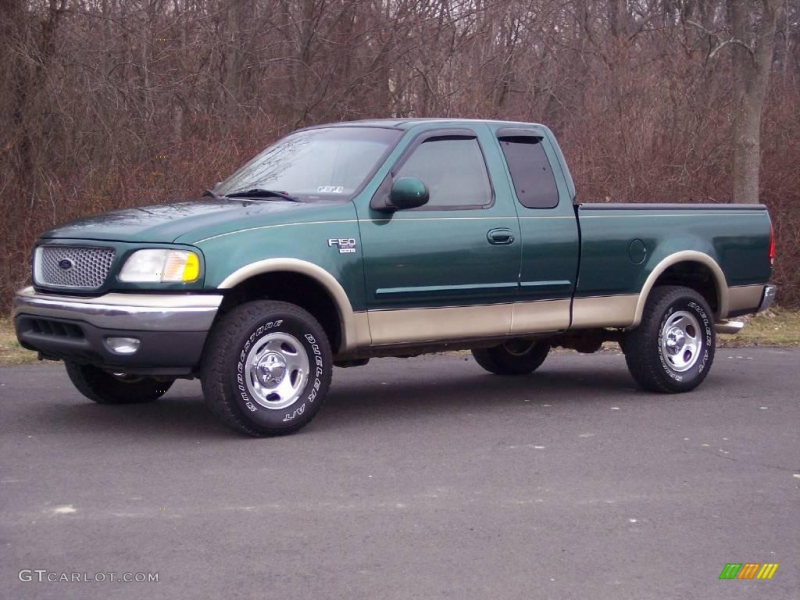 1999 Ford F150 XLT Extended Cab 4x4 - Woodland Green Metallic Color ...