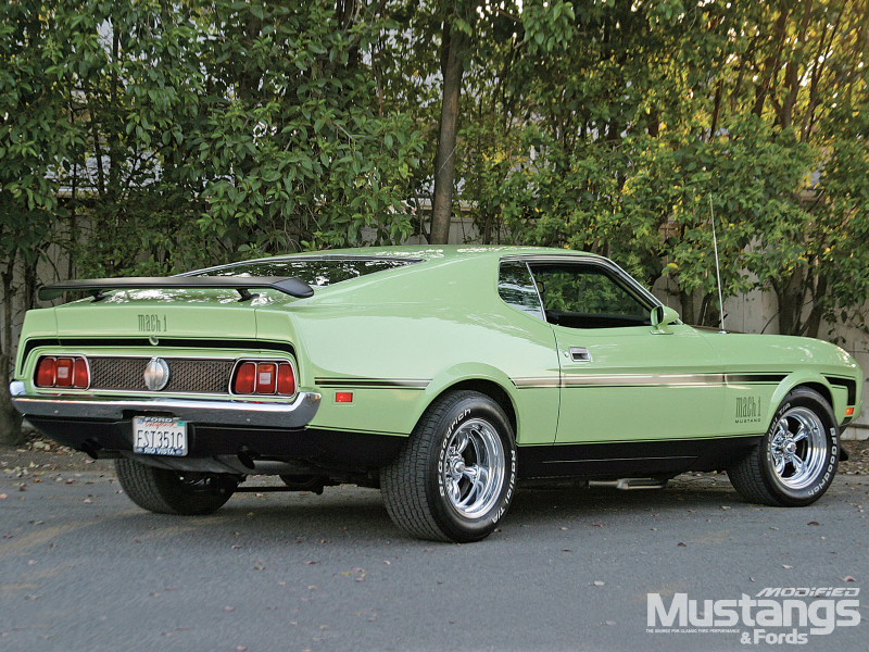 1971 Ford Mustang Mach 1 Back View