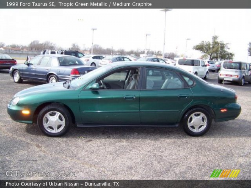 1999 Ford Taurus SE in Tropic Green Metallic. Click to see large photo ...