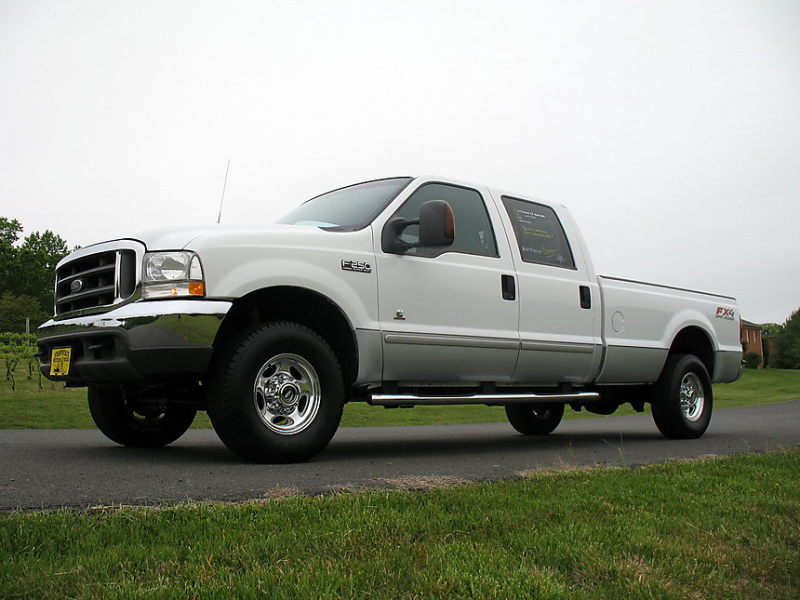 2003 Ford F250 Crew Cab Long Bed Diesel Pickup Truck