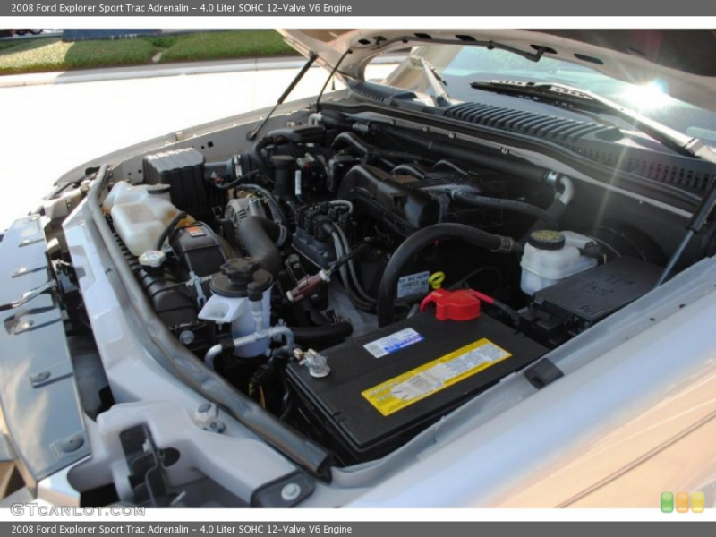 Liter SOHC 12-Valve V6 Engine on the 2008 Ford Explorer Sport Trac ...
