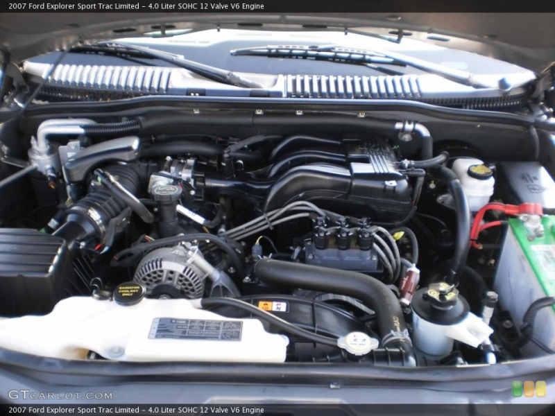 Liter SOHC 12 Valve V6 Engine on the 2007 Ford Explorer Sport Trac ...
