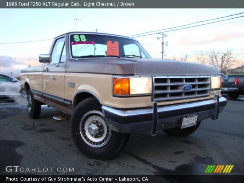 1988 Ford F250 XLT Regular Cab in Light Chestnut. Click to see large ...