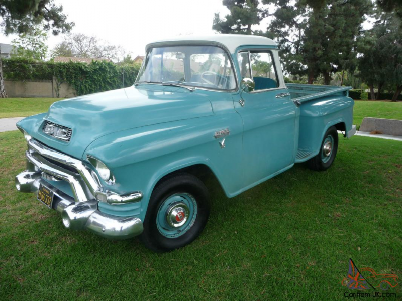 1956 GMC Big Window Truck all Stock for sale