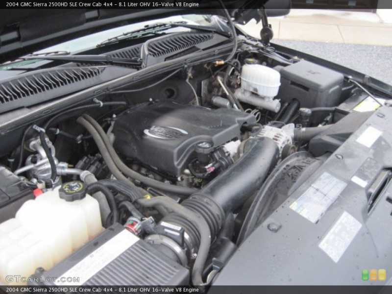 Liter OHV 16-Valve V8 Engine on the 2004 GMC Sierra 2500HD SLE ...