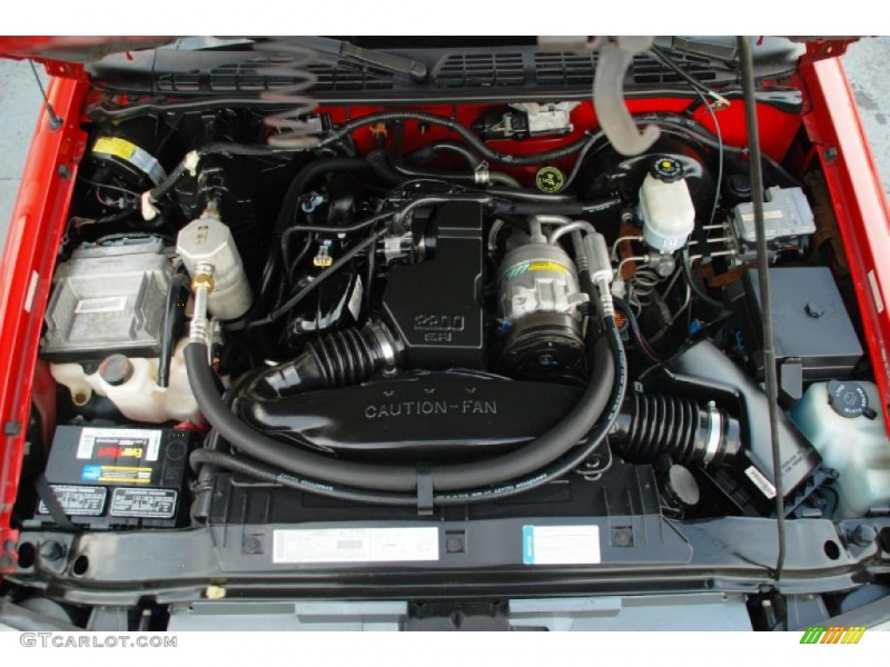 2001 GMC Sonoma SL Regular Cab 2.2 Liter OHV 8-Valve 4 Cylinder Engine ...