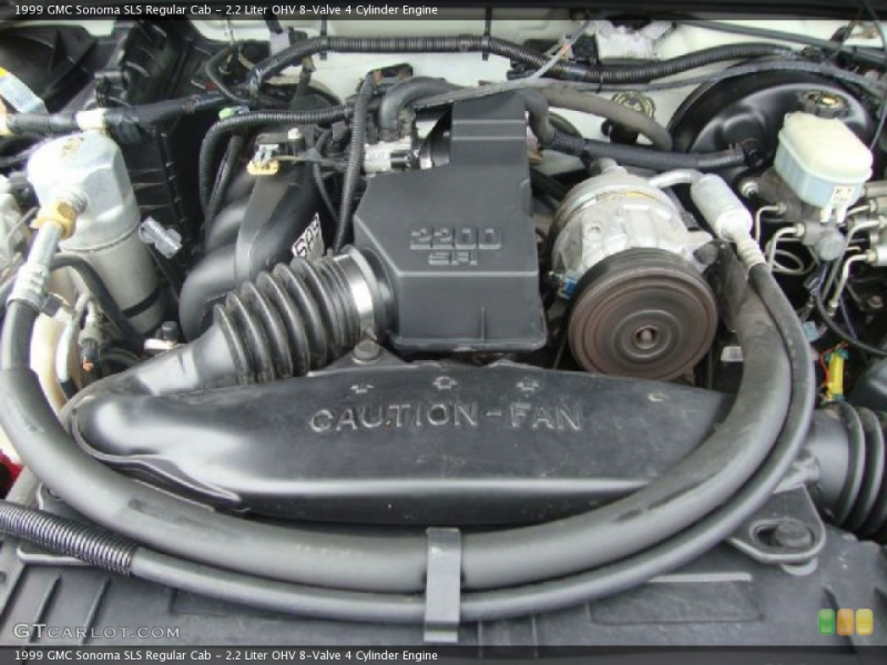Liter OHV 8-Valve 4 Cylinder Engine on the 1999 GMC Sonoma SLS ...