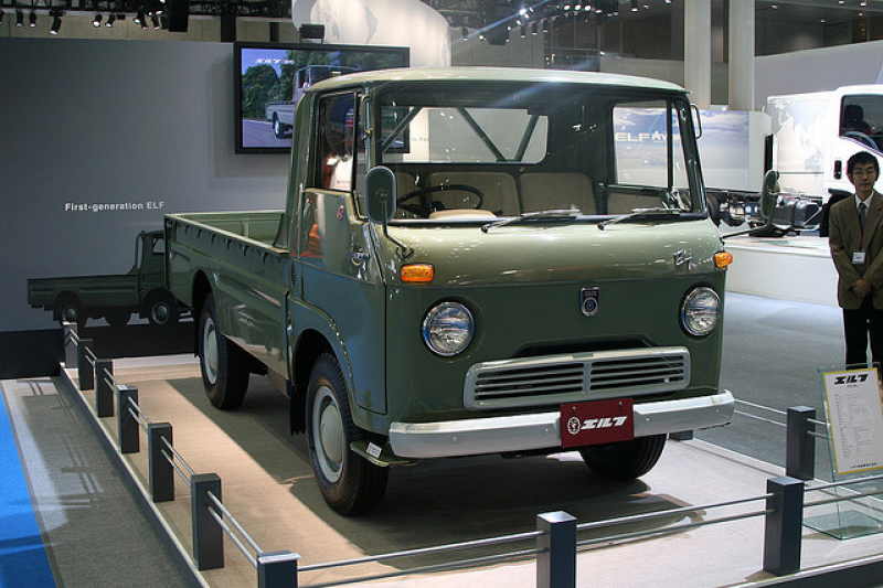 classic Isuzu pickup truck