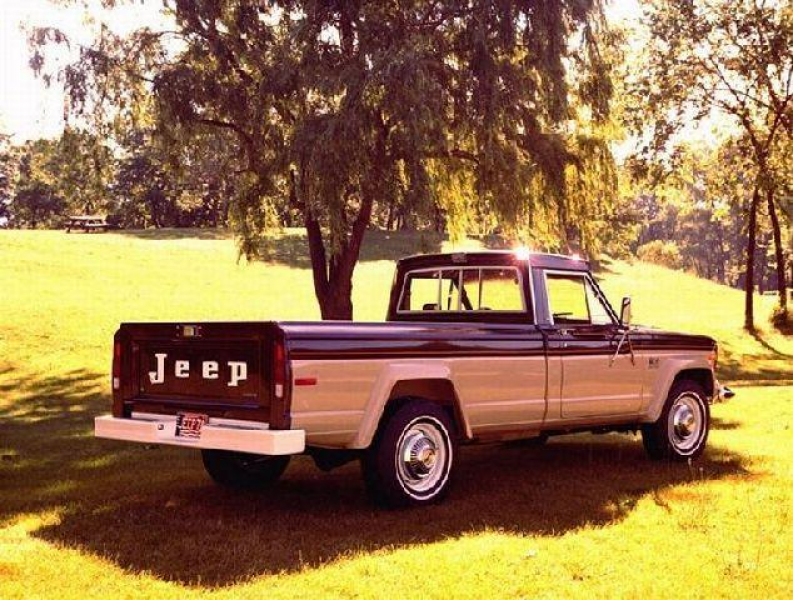 Rear Right 1978 Jeep J-20 Pickup Truck Picture