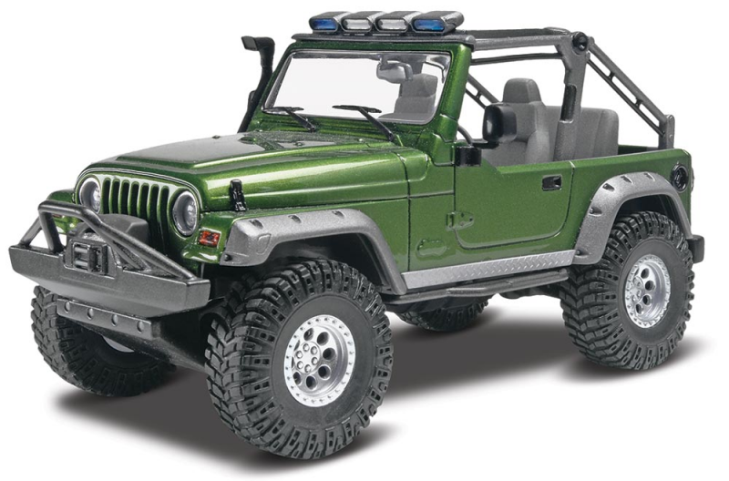 25 Jeep® Wrangler Rubicon Plastic Model Kit